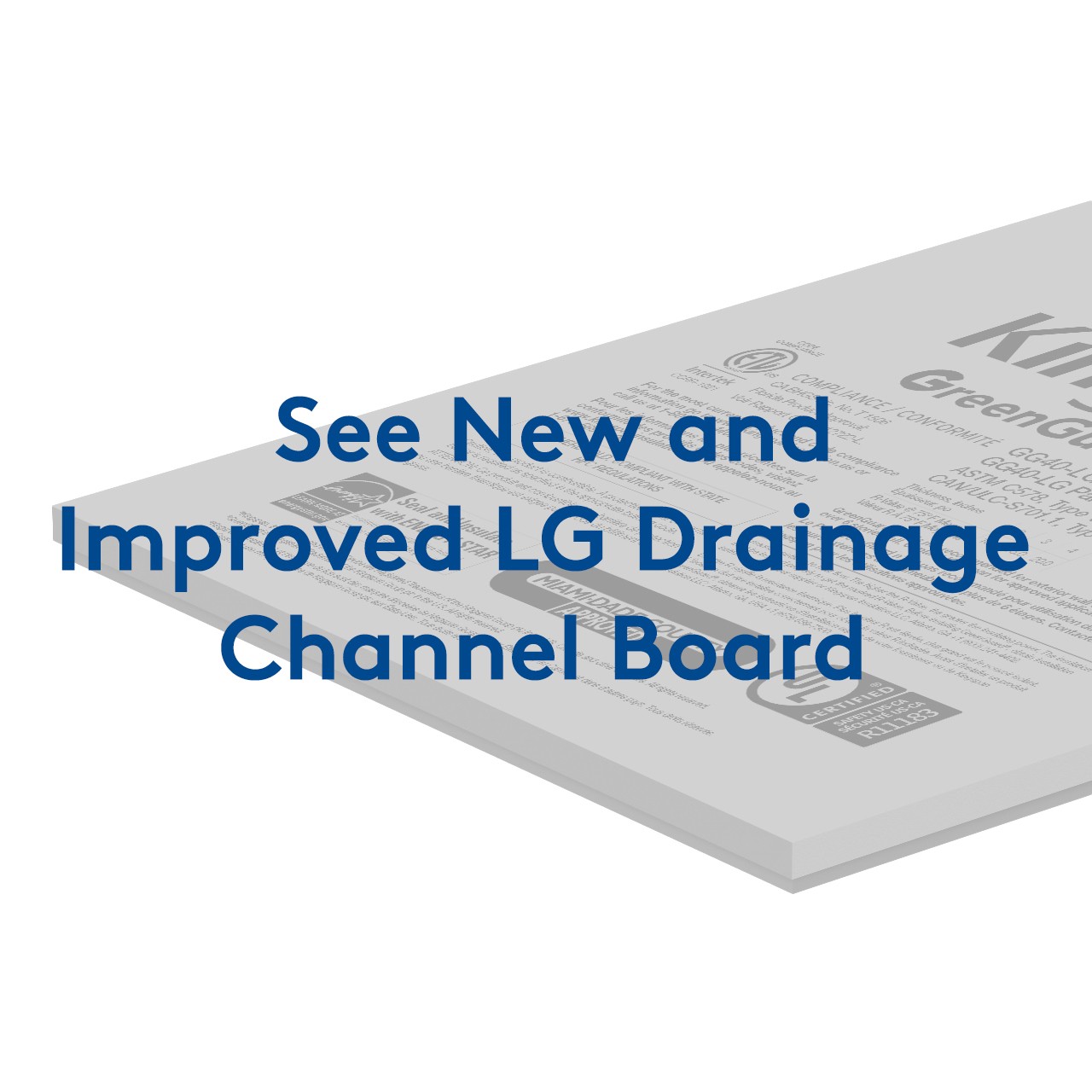 GreenGuard Drainage Channel Insulation Board | Kingspan US